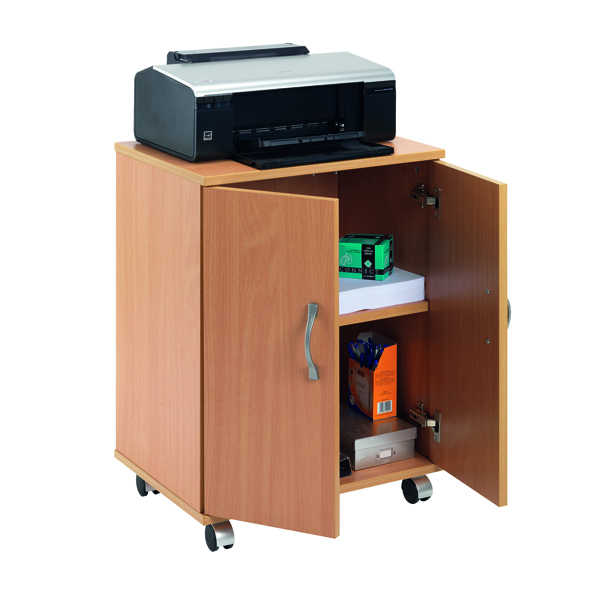Sos Stroud Office Supplies Limited Jemini Intro Beech Mobile Sos Stroud Office Supplies Limited Jemini Intro Beech Mobile Pc Printer Stand Kf97101