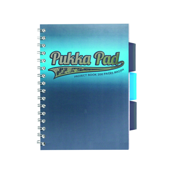 Pukka 8197-HLT Halftone A5 Assorted Project Book Pack Of 3 8197-HLT