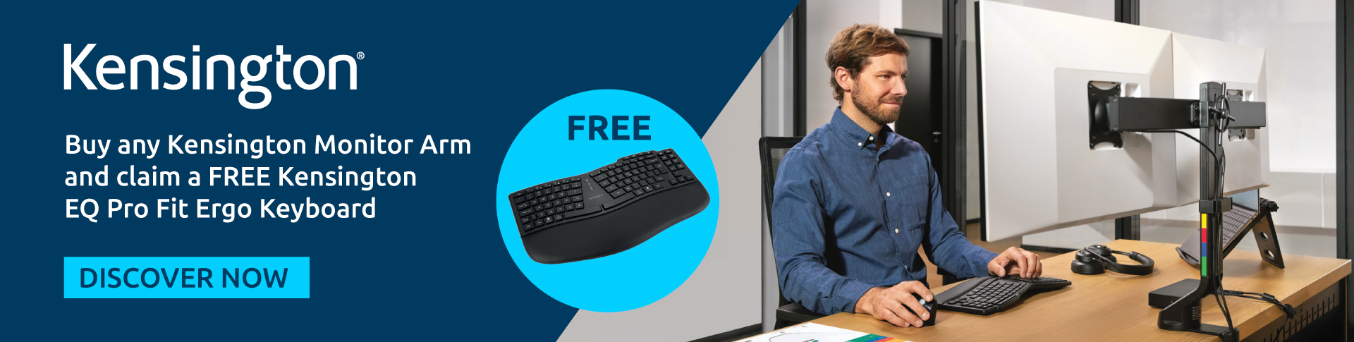 Claim a FREE Kensington EQ Keyboard! Banner Image