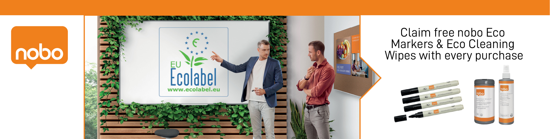 Claim FREE Nobo Whiteboard Accessories! Banner Image