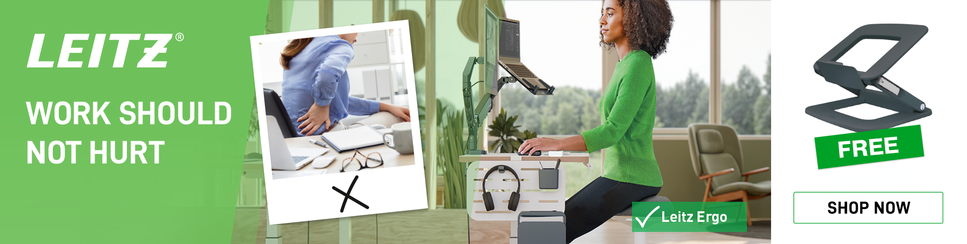 Claim a FREE Leitz Multi-Angle Laptop Stand! Banner Image