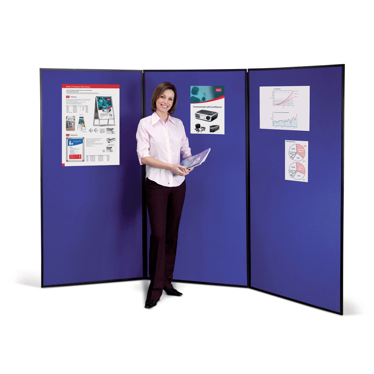 Nobo Showboard Extra 4 Panel